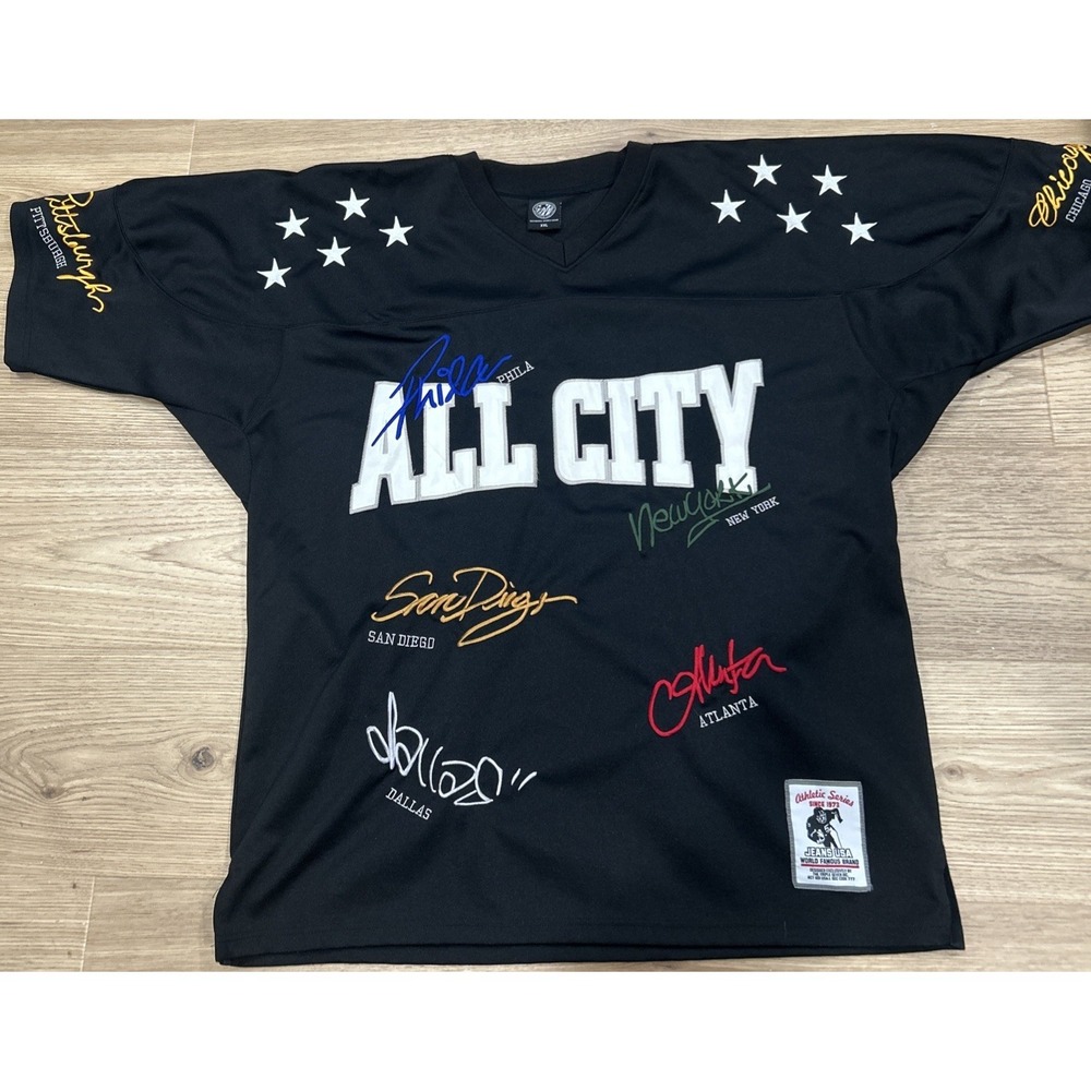 All City Mens Jersey FNF Size XXL Athletic Series NFL Cities Emroidered Rare